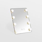 (CC153) 8 Bulb LED Mirror Touch controls at the bottom of the mirror allow you to select your ...