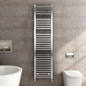 (CC122) 800x450mm Chrome Square Rail Ladder Towel Radiator. RRP £224.99. Enjoy the convenient ...