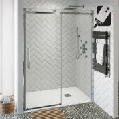 (QQ4) 1700mm Premium Sliding Shower Door. RRP £569.99. 10mm British Standard EasyClean Satefy ...