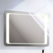(CC131) 500x700mm Quasar Illuminated LED Mirror. RRP £349.99.Energy efficient LED lighting wi...