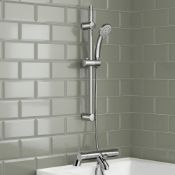 (CC171) Round 3 Function Thermostatic Bar Mixer Kit with Designer Bath Filler. RRP £169.99. ...