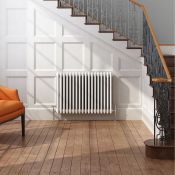 (CC118) 600x812mm White Triple Panel Horizontal Colosseum Traditional Radiator. RRP £552.99. F...