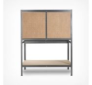 (JL144) Workbench with Pegboard Ideal for sheds and garages Powder coating finish which makes...