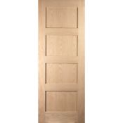 (JL14) Maple Shaker 4 panel Internal Door 1981mmx762mmx35mm. RRP £199.99. Maple veneer finish,...