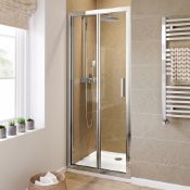 (MC34) 900mm - 6mm Elements EasyClean Bifold Shower Door. RRP £299.99. We love this because Bi-
