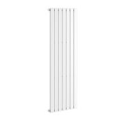 (CP87) 1800x532mm White Panel Vertical Radiator. RRP £339.99. This streamlined flat panel