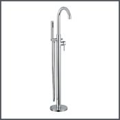 (CC9) Freestanding Bath Mixer Tap & Handheld Shower. Ideal for bathing and/or showering Crafte...