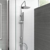(JL59) 200mm Round Head, Riser Rail & Handheld Kit. RRP £209.99. Thermostatic benefits allows...  (