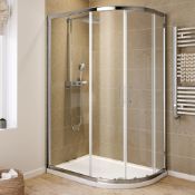 (Z191) 800x1000mm - 6mm - Elements Offset Quadrant Shower Enclosure - Reversible. RRP £199.00....
