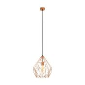 (QP207) Copper 1-Light Ceiling Pendant - Eon 1-light ceiling pendant light. Features a vintag... (