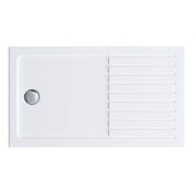 (QP163) 1400x800mm Rectangular Walk In Shower Tray. RRP £334.99. Strong & Slimline low profil... (