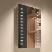 (JL131) 390X500MM GALACTIC LED MIRROR - BATTERY OPERATED. RRP £299.99. Energy saving