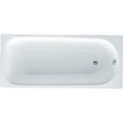 (QP161) 1700 X 750MM STEEL SANIFORM PLUS BATH 2 TAP HOLES. RRP £285.00. This Steel Saniform ... (
