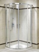 (QP227) 900x900mm Twyford GEO6 8mm Quadrant Shower Enclosure. RRP £463.99. *quality modern sho... (