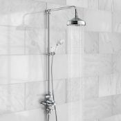 (JL9) Traditional Exposed Shower Kit & Medium Head- Melbourne. RRP £489.99. Traditional