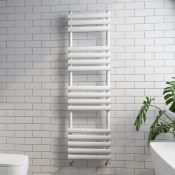 (JL89) 1600x450mm Bondo Mari Towel Rail White. RRP £349.99. Invest in this white Bondo Mari   (JL89)