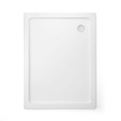(PC34) 1200x900mm Rectangular Ultra Slim Stone Shower Tray. Low profile ultra slim design Gel ...(