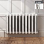 (PC79) 500x1042mm White Triple Panel Horizontal Colosseum Traditional Radiator. RRP £451.99.Ma...(