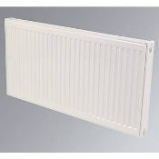 (RR133) 600x1200mm Single-Panel Single Convector Radiator White. RRP £43.99. Horizontal. Suita...((