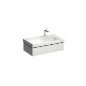 (XL123) 880mm Keramag Xeno Vanity Unit- Left hand. Comes complete with basin. Basin does not i...(
