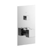 (AA179) Square One Way Push Button Valve Manufactured with high quality brass coated in polish...(