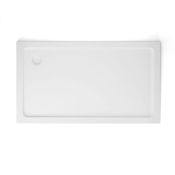 (PC98) 1500x800mm Rectangular Ultra Slim Stone Shower Tray. RRP £449.99. Constructed from ac...(