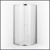 (PC95) 800x800mm Quadrant Shower Enclosure. RRP £296.99. Made with 4mm lightweight safety gla...(