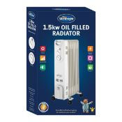 (G51) Silentnight Oil Radiator, 1500 W. Silentnight Brand - The Secret to a great nights sleep ...(