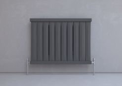 (RR92) 600x810mm Elmas Radiator Anthracite. RRP £210.99. Suitable for Central Heating. Superio...((