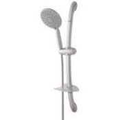 (XL115) Cooke & Lewis Yarona Chrome effect Shower kit. Extra large design premium shower head f...(