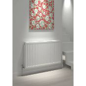 (QP140) 600 x 400mm Kudox Premium Type 21 Double-Panel Plus Single Convector Radiator White.((QP140)