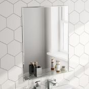 (XL72) 800x600mm Jesmond Mirror & Shelf We love this because you can use it to store all of yo...