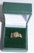 Gent's 9ct Gold Buckle Ring