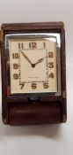 Jaeger LeCoultre 8 Day Travel Clock A/F