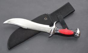 Large Maxam Hunting Knife And Sheath