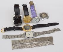 Group Of Six Mens Watches