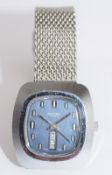 Sicura Dress Watch With Blue Dial