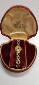 Rolex 9ct Yelow Gold Ladies Watch c1959 Rare Chester Hallmark