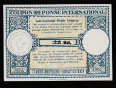 G.B. - Exhibition 1933 Repliy Coupon.