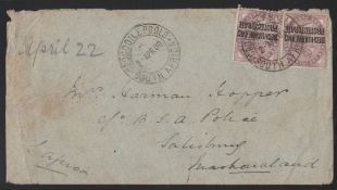 Boer War – Rhodesia / Bechuanaland 1900 (Apr. 2) Cover