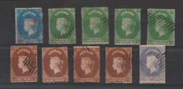 Ceylon 1861-64 Fine Used