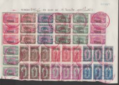 French Colonies – Chad 1922 54 Stamps