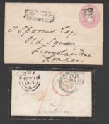 G.B . - Warwickshire/Q.V Postal Stationery 1846  1D Lettersheet From Edgbaston To London