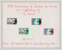 Tristan Da Cunha 1968 30Th Anniversary Of St. Helena Set