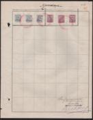 Jamaica 1911 Stamps Overprinted “Specimen”