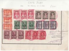 Spanish Colonies – Cape Juby 1926 Stamps For The Red Cross In Strips Of Three