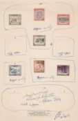 Niue 1949 Two Sheets Bearing Bradbury Wilkinson & Co Labels