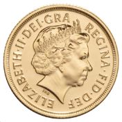 2006 - gold proof sovereign - queen elizebeth - London
