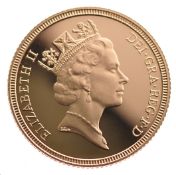 1986 - Gold Half Sovereign Proof - Queen Elizebeth - London