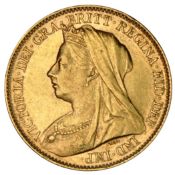 1896 - Gold Half Sovereign - Queen Victoria - London